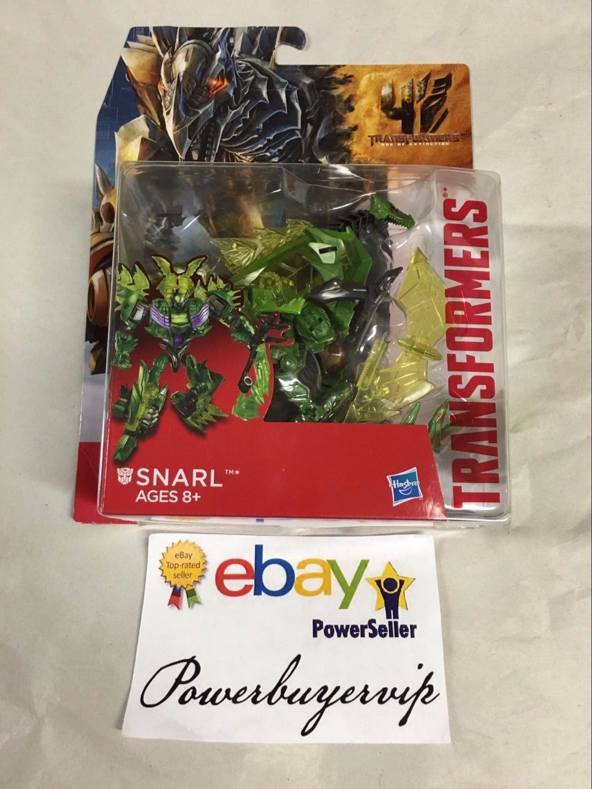 Hasbro Transformers 4 Age of Extinction Movie Snarl Dinobot Action Figure